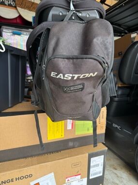 Easton Black and Gray baseball Backpack